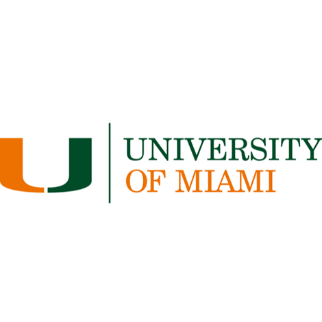 White University Of Miami Logo 